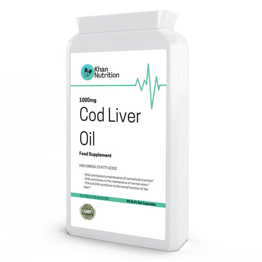 Cod Liver Oil 1000mg – 90 Softgels