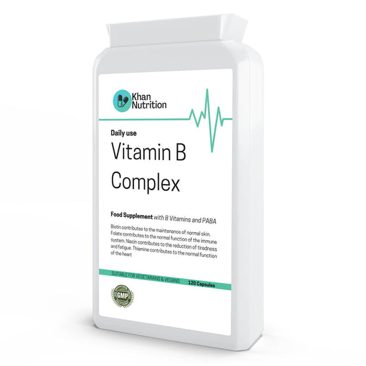 Vitamin B Complex | Complete Energy, Brain & Immune Support | 120 Capsules