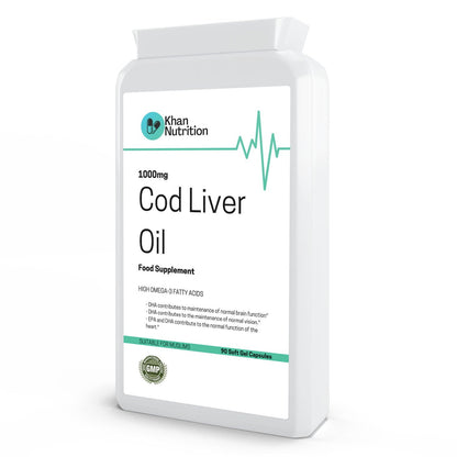 Cod Liver Oil 1000mg – 90 Softgels